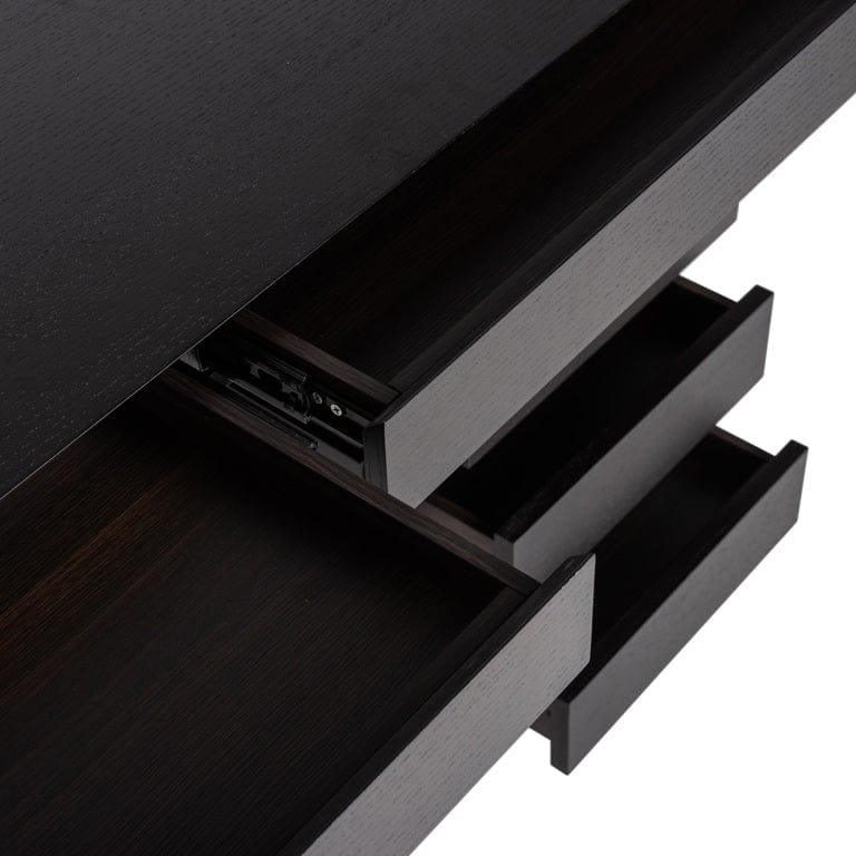 Richmond Interiors Accessories Desk Connar 5-drawers (Charcoal) House of Isabella UK