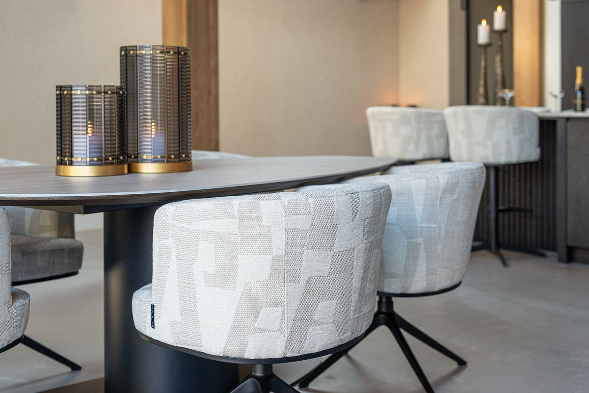 Richmond Interiors Accessories Hurricane Daylin big (Smoke) House of Isabella UK