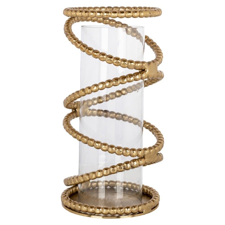 Richmond Interiors Accessories Hurricane Jaden big (Brushed Gold) House of Isabella UK