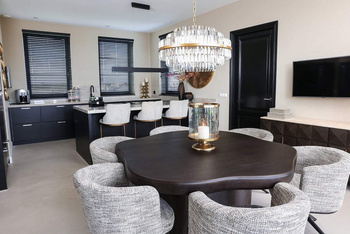 Richmond Interiors Accessories Hurricane Jaysin (Gold) House of Isabella UK