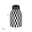 Richmond Interiors Accessories Jar Malou small (Black/white) House of Isabella UK