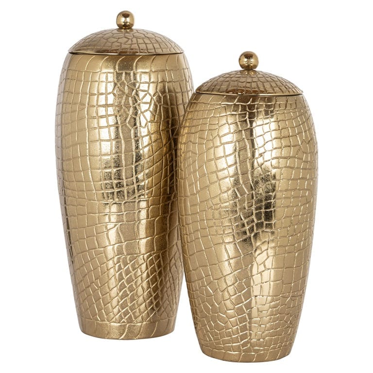 Richmond Interiors Accessories Jar Marieke big (Gold) House of Isabella UK