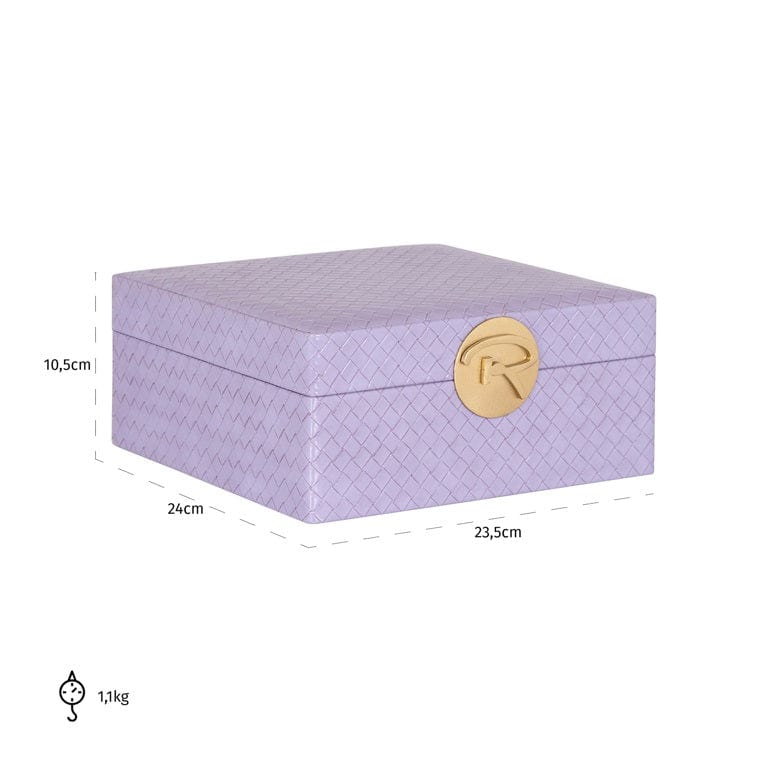 Richmond Interiors Accessories Jewellery box Joelle big (Purple) House of Isabella UK