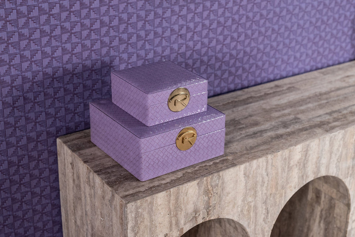 Richmond Interiors Accessories Jewellery box Joelle small (Purple) House of Isabella UK