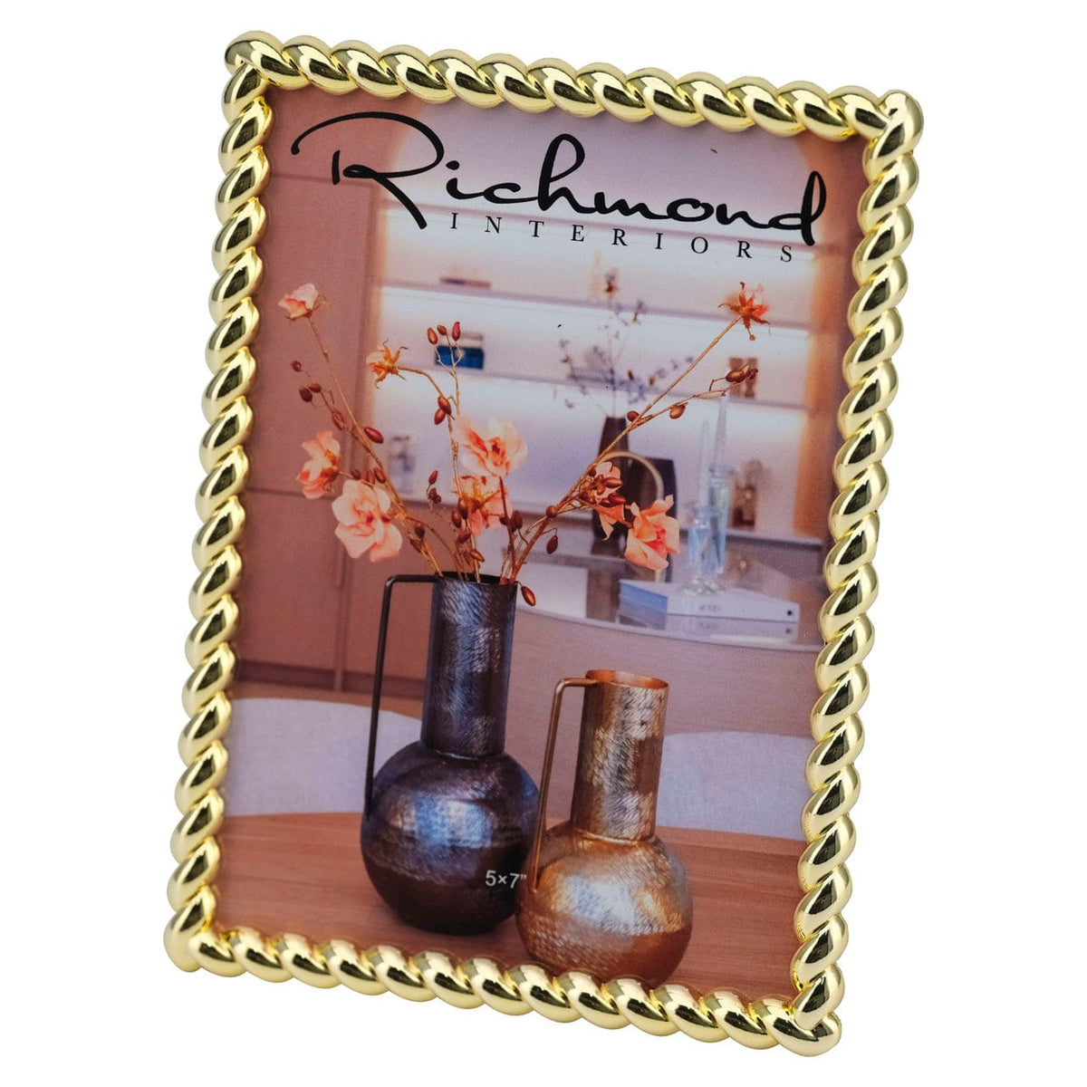 Richmond Interiors Accessories Photo frame Eef gold large House of Isabella UK