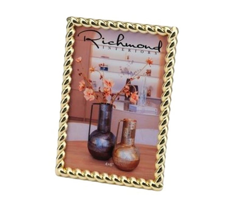 Richmond Interiors Accessories Photoframe Eef small (Gold) House of Isabella UK