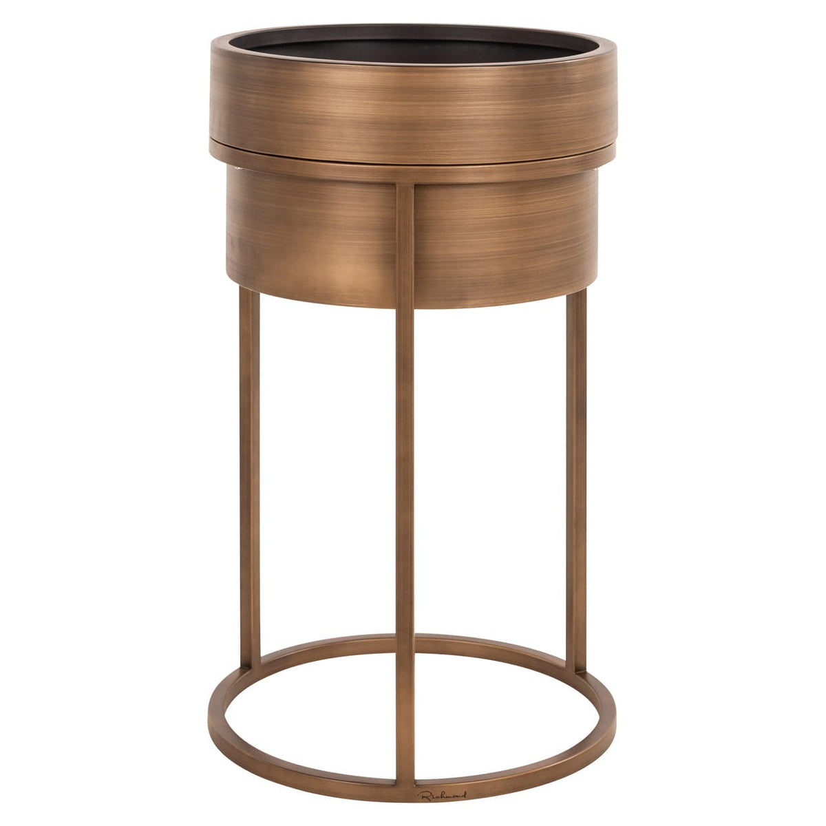 Richmond Interiors Accessories Planter Chadd brushed gold House of Isabella UK