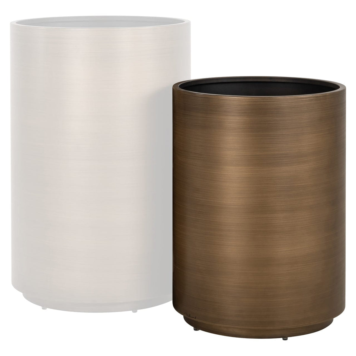 Richmond Interiors Accessories Planter Dira brushed gold 45Ø House of Isabella UK