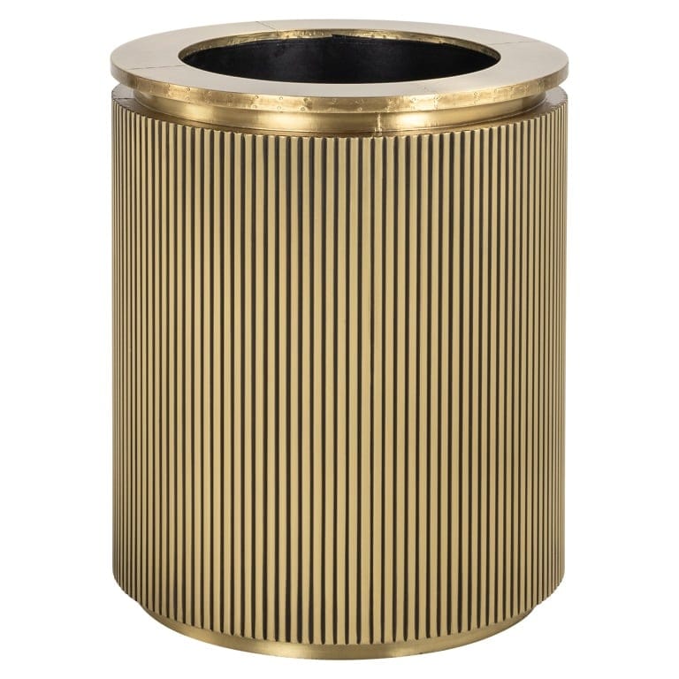 Richmond Interiors Accessories Planter Ironville 50Ø (Brushed Gold) House of Isabella UK