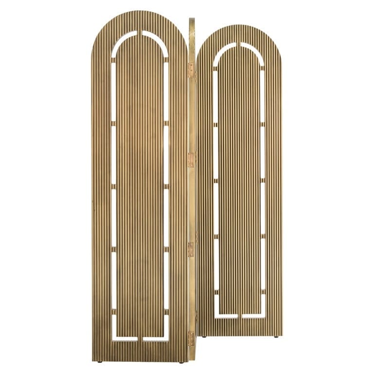 Richmond Interiors Accessories Roomdivider Macallen Brass finish painted (Brushed Gold) House of Isabella UK