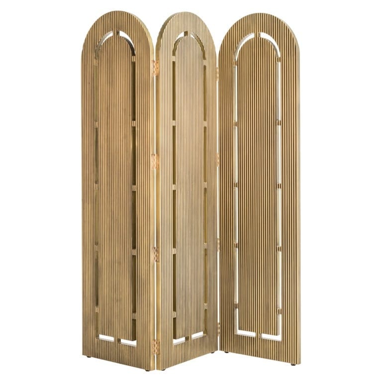 Roomdivider Macallen Brass finish painted (Brushed Gold).