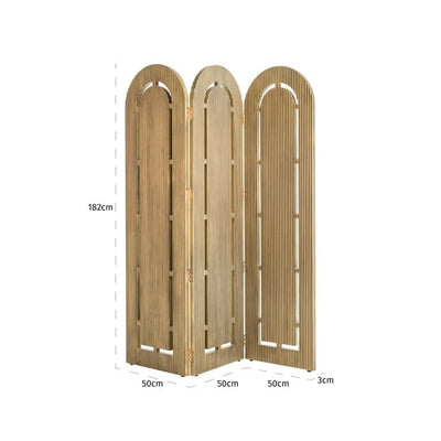 Richmond Interiors Accessories Roomdivider Macallen Brass finish painted (Brushed Gold) House of Isabella UK