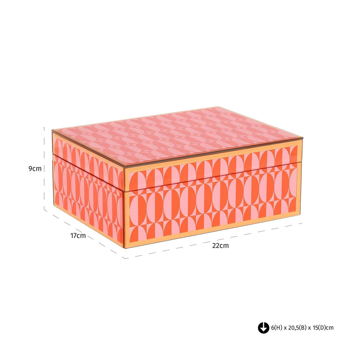 Richmond Interiors Accessories Storage box Abba pink large House of Isabella UK