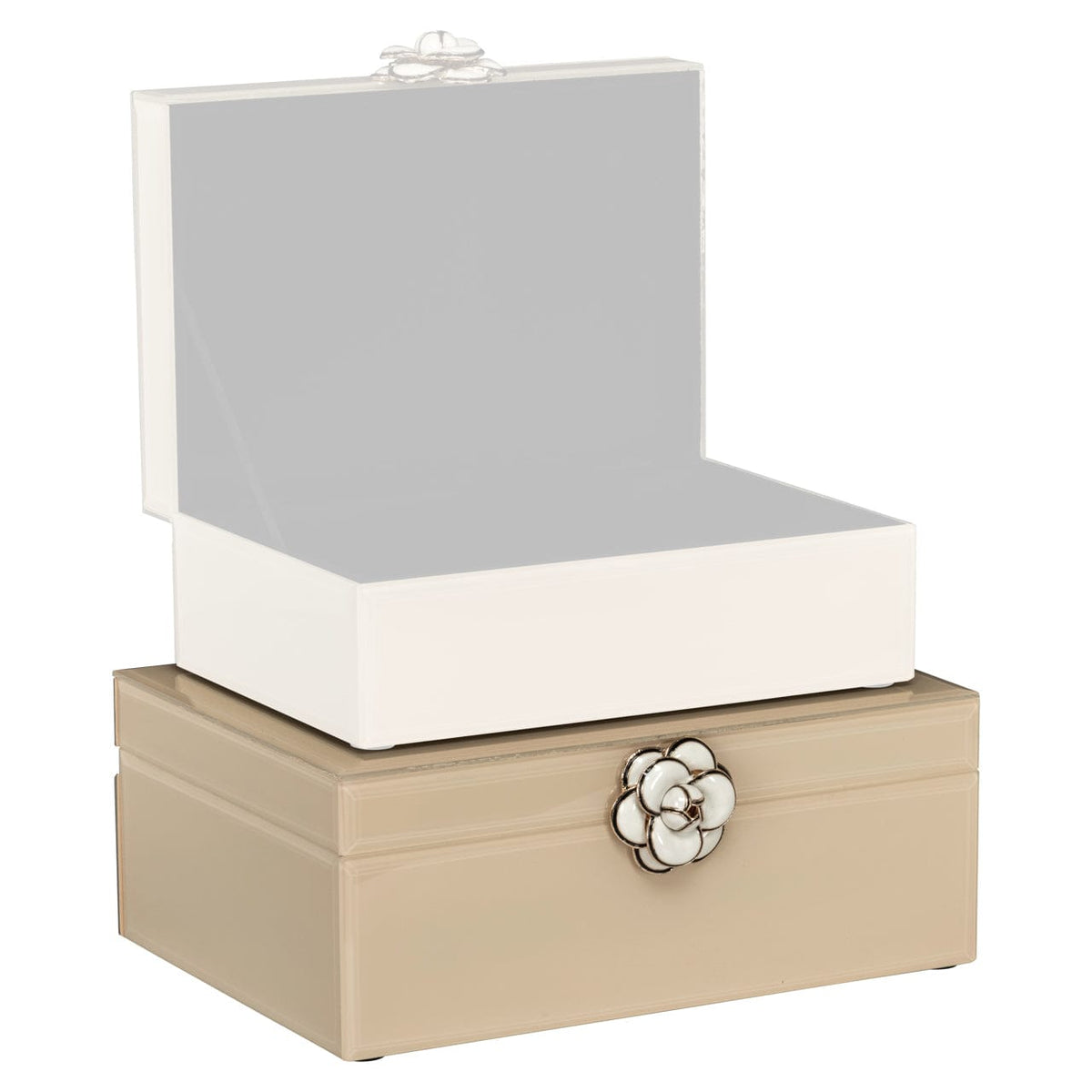 Richmond Interiors Accessories Storage box Abbey ivory large House of Isabella UK