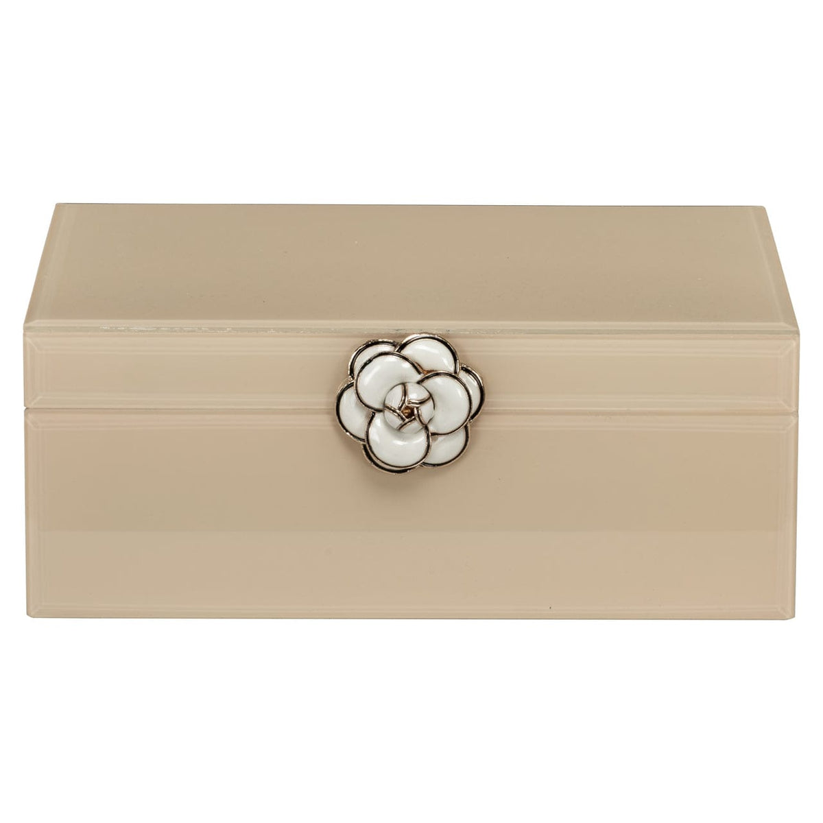 Richmond Interiors Accessories Storage box Abbey ivory large House of Isabella UK