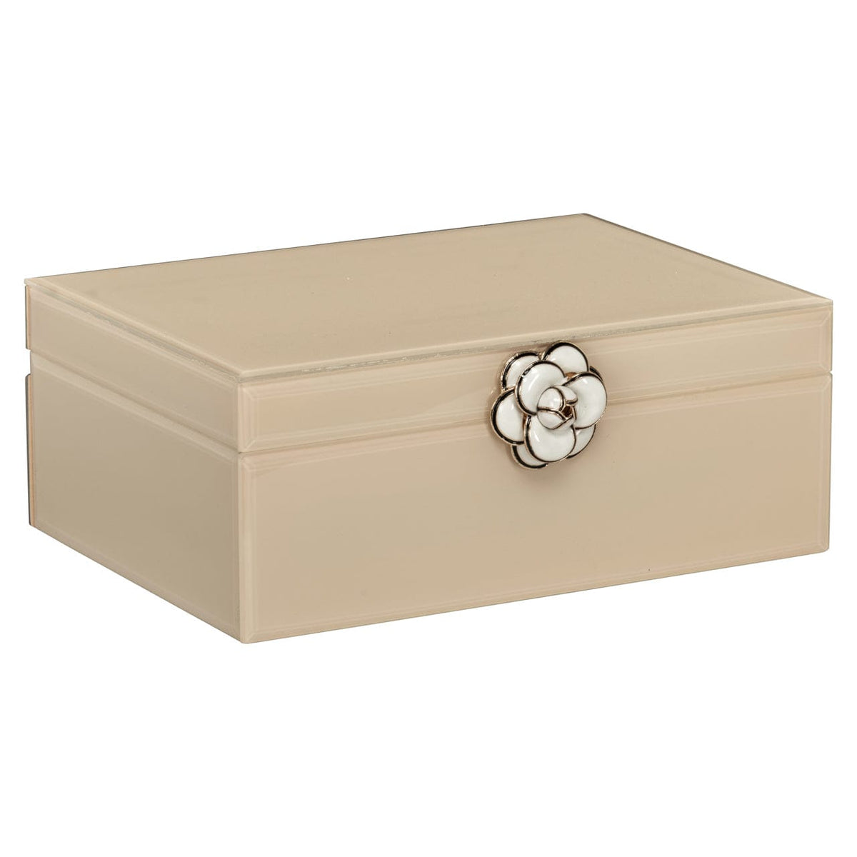 Richmond Interiors Accessories Storage box Abbey ivory large House of Isabella UK