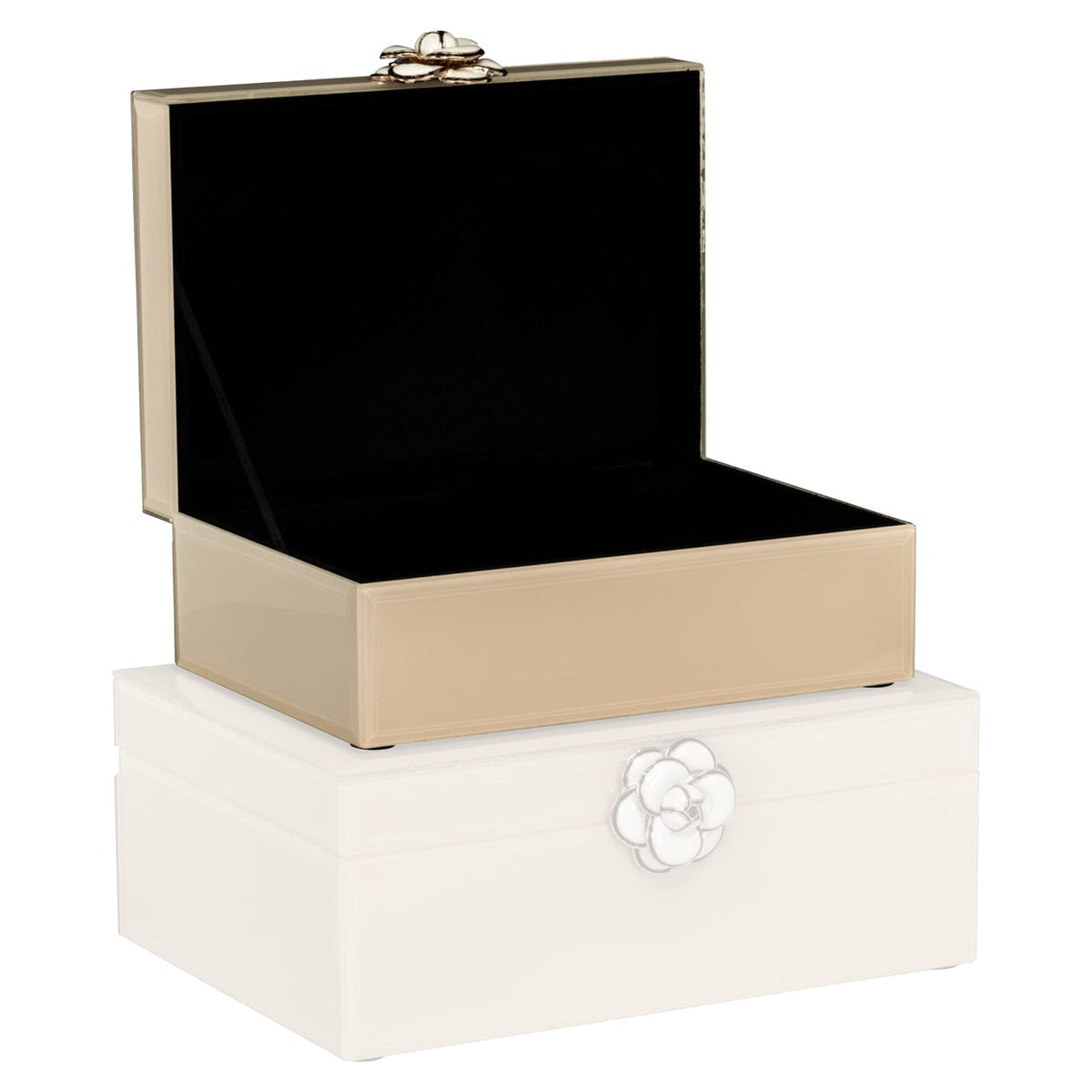 Richmond Interiors Accessories Storage box Abbey ivory small House of Isabella UK