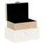 Richmond Interiors Accessories Storage box Abbey ivory small House of Isabella UK