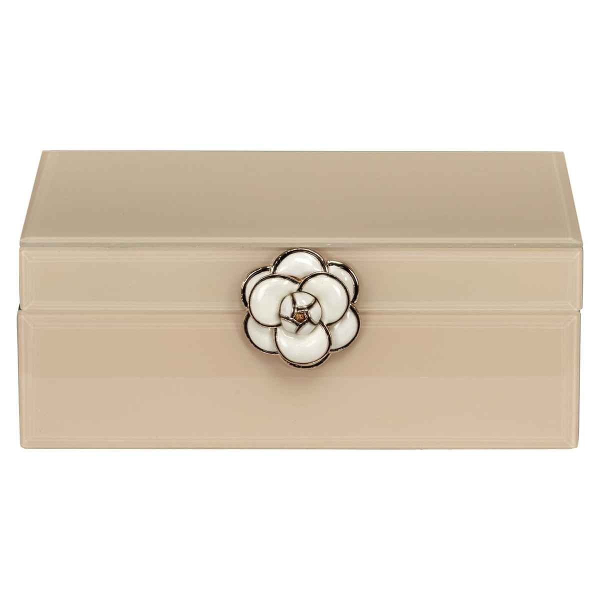 Richmond Interiors Accessories Storage box Abbey ivory small House of Isabella UK