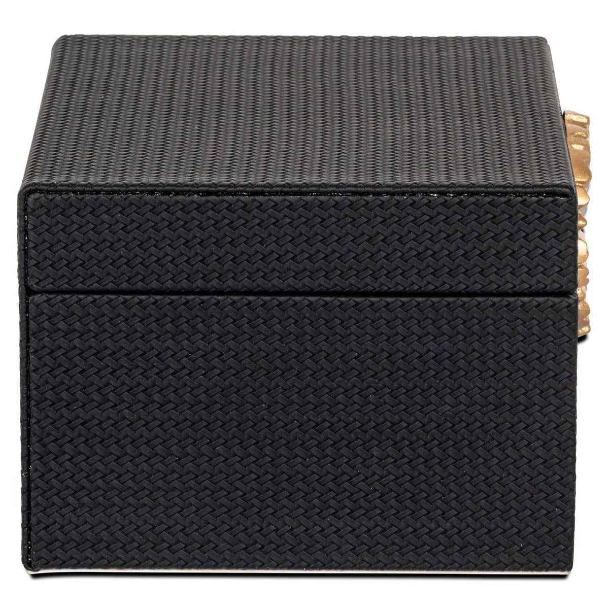 Richmond Interiors Accessories Storage box Amal black/gold large House of Isabella UK