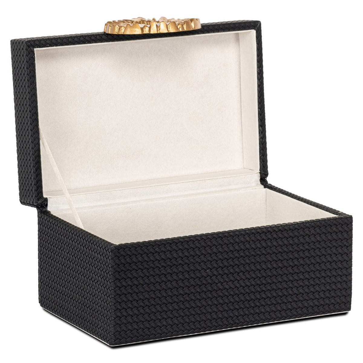 Richmond Interiors Accessories Storage box Amal black/gold small House of Isabella UK
