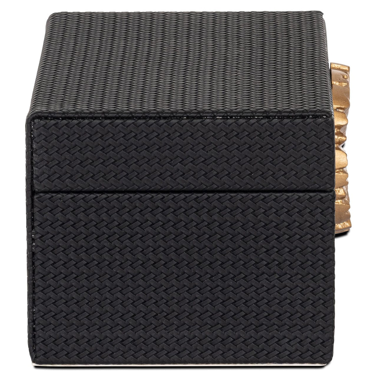 Richmond Interiors Accessories Storage box Amal black/gold small House of Isabella UK