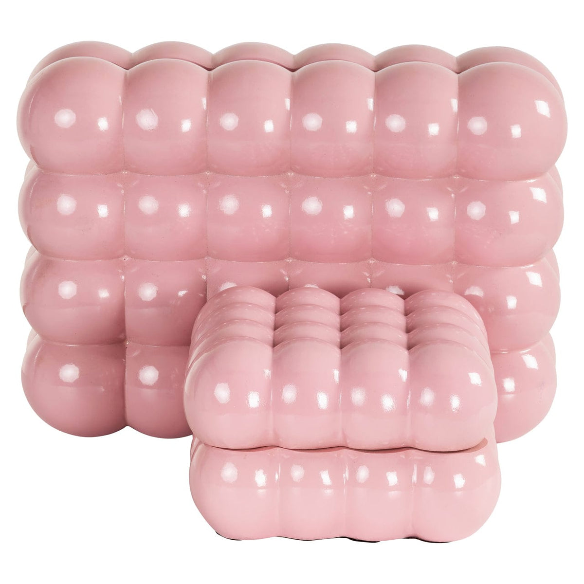 Richmond Interiors Accessories Storage box Cece pink large House of Isabella UK