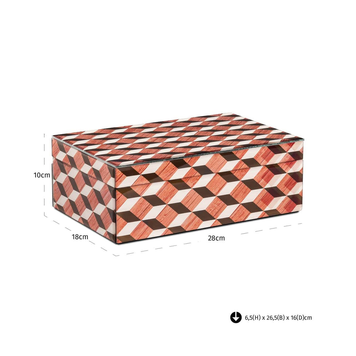 Richmond Interiors Accessories Storage box Chady multicolor large House of Isabella UK