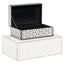 Richmond Interiors Accessories Storage box Feliz black/white small House of Isabella UK