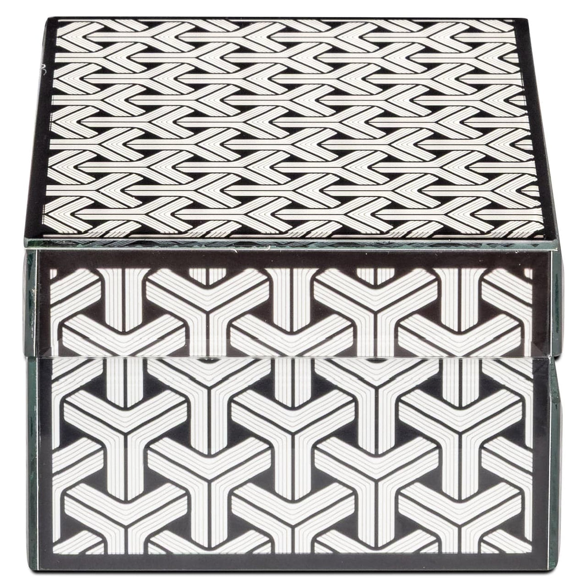 Richmond Interiors Accessories Storage box Feliz black/white small House of Isabella UK