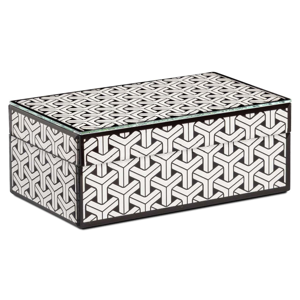 Richmond Interiors Accessories Storage box Feliz black/white small House of Isabella UK