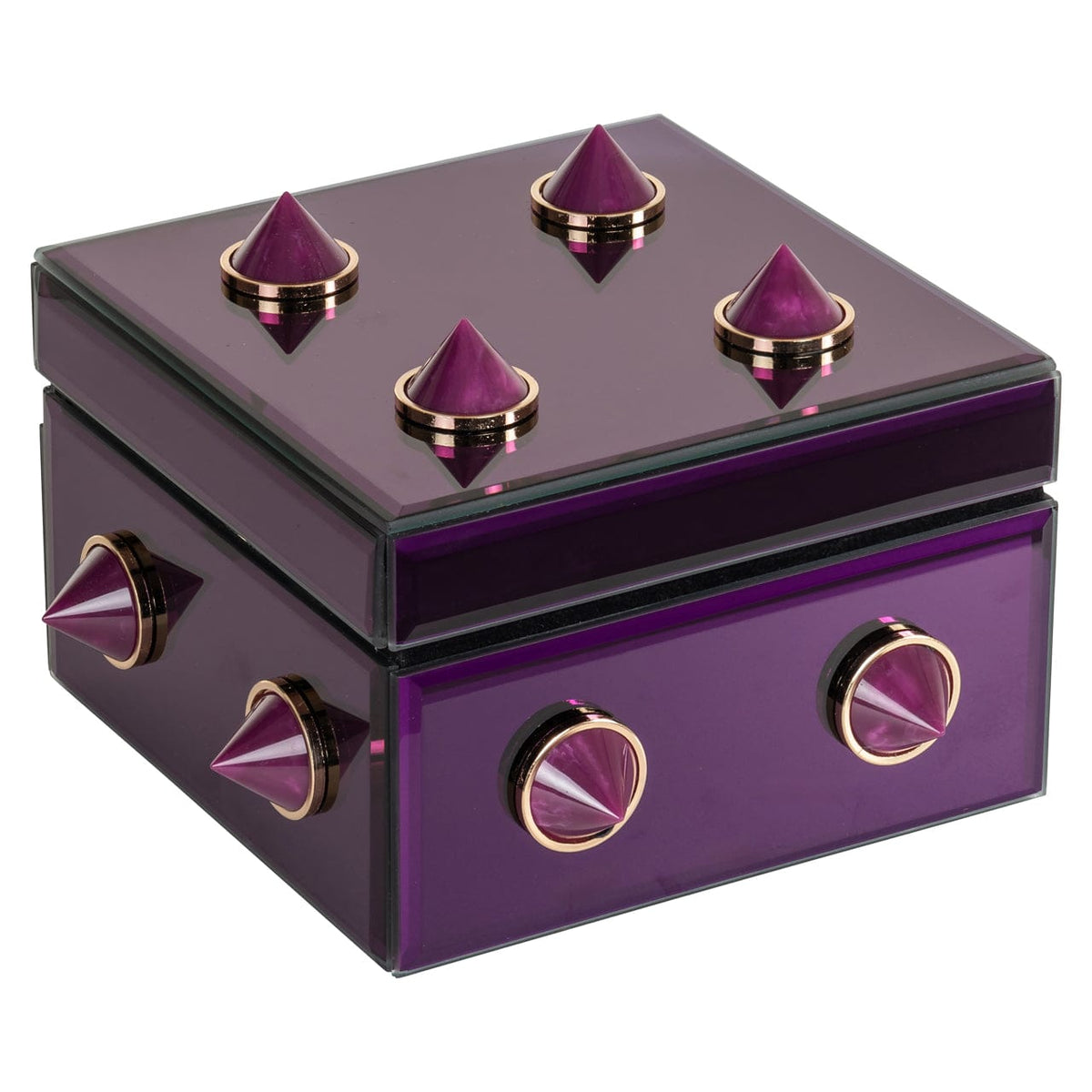 Richmond Interiors Accessories Storage box Jelia purple House of Isabella UK