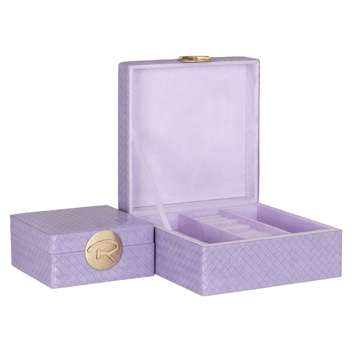 Richmond Interiors Accessories Storage box Joelle purple large House of Isabella UK