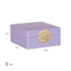 Richmond Interiors Accessories Storage box Joelle purple small House of Isabella UK