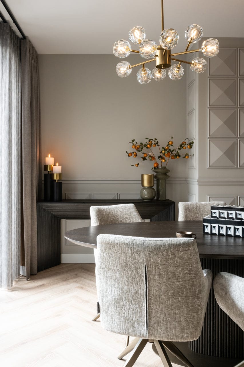 Richmond Interiors Accessories Storage box Licia black/white large House of Isabella UK