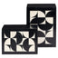 Richmond Interiors Accessories Storage box Rae black/white (Set of 2) House of Isabella UK