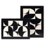 Richmond Interiors Accessories Storage box Rae black/white (Set of 2) House of Isabella UK