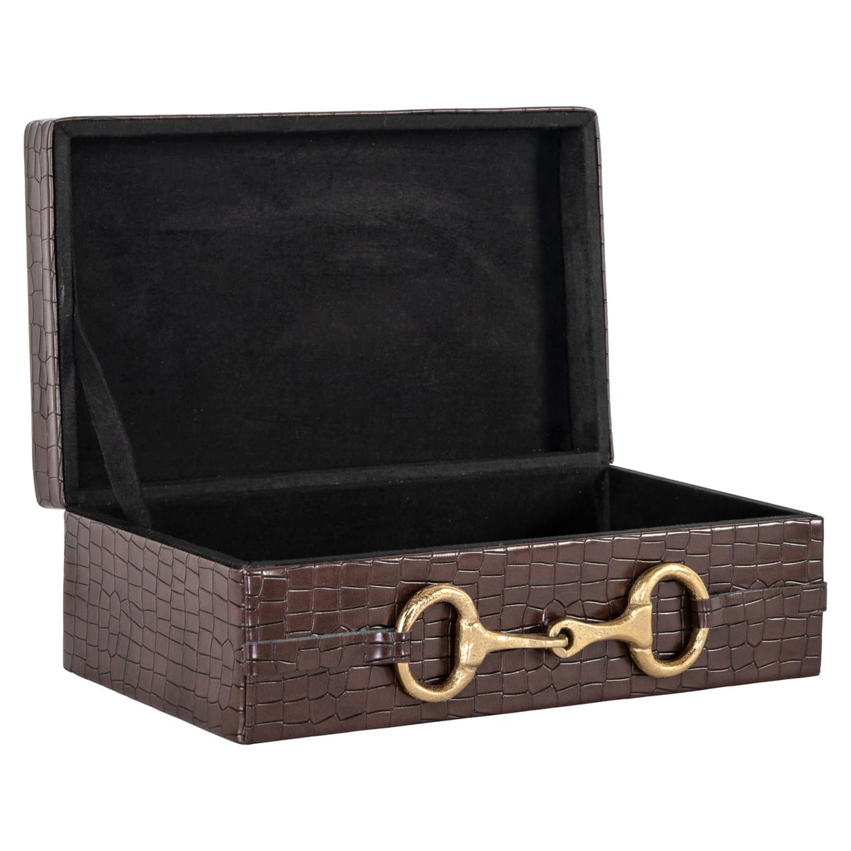 Richmond Interiors Accessories Storage box Rex dark brown large House of Isabella UK