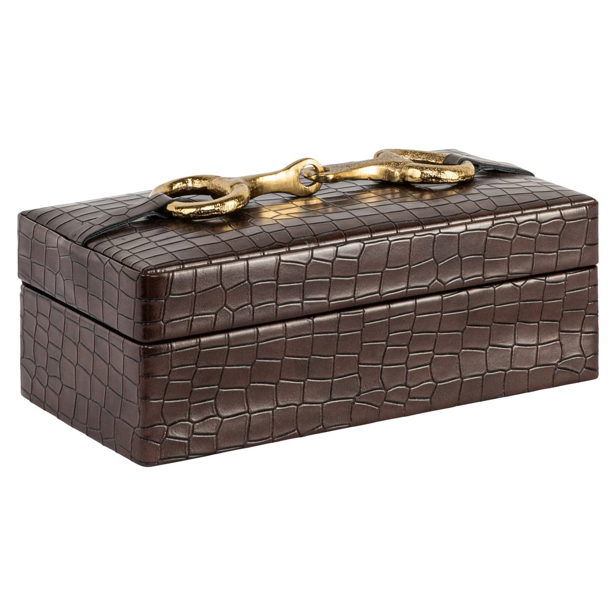 Richmond Interiors Accessories Storage box Rex dark brown small House of Isabella UK