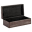 Richmond Interiors Accessories Storage box Rex dark brown small House of Isabella UK