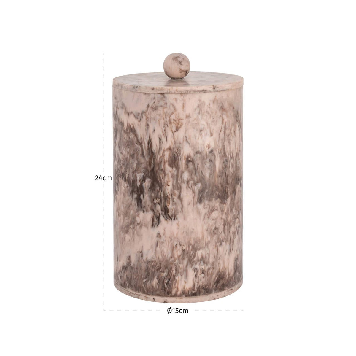 Richmond Interiors Accessories Storage box Rosaline chocolat brown storage jar small House of Isabella UK