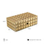 Richmond Interiors Accessories Storage box Rylee gold House of Isabella UK