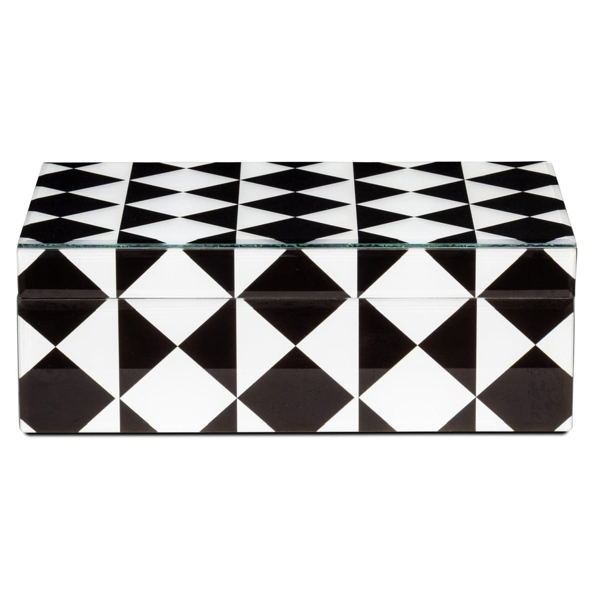 Richmond Interiors Accessories Storage box Silas black/white large House of Isabella UK