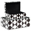 Richmond Interiors Accessories Storage box Silas black/white small House of Isabella UK