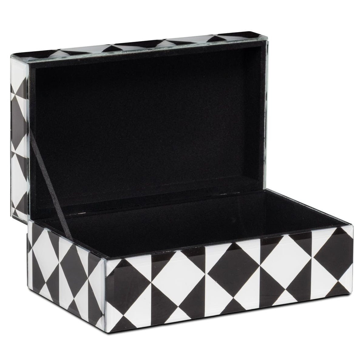 Richmond Interiors Accessories Storage box Silas black/white small House of Isabella UK