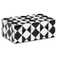 Richmond Interiors Accessories Storage box Silas black/white small House of Isabella UK