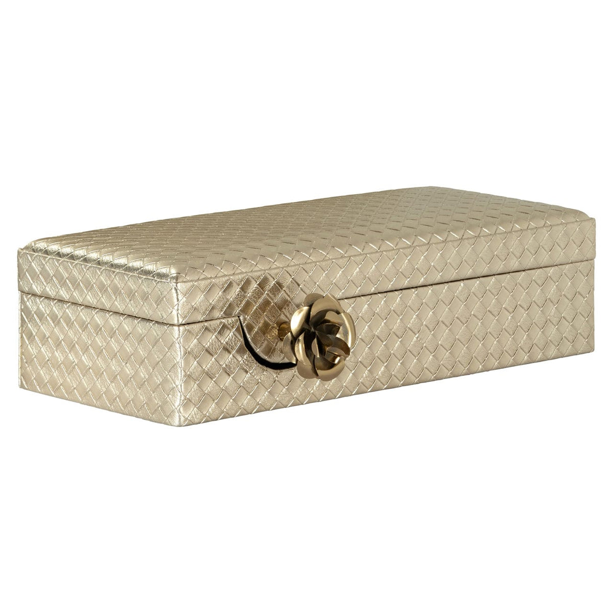 Richmond Interiors Accessories Storage box Trace gold small House of Isabella UK