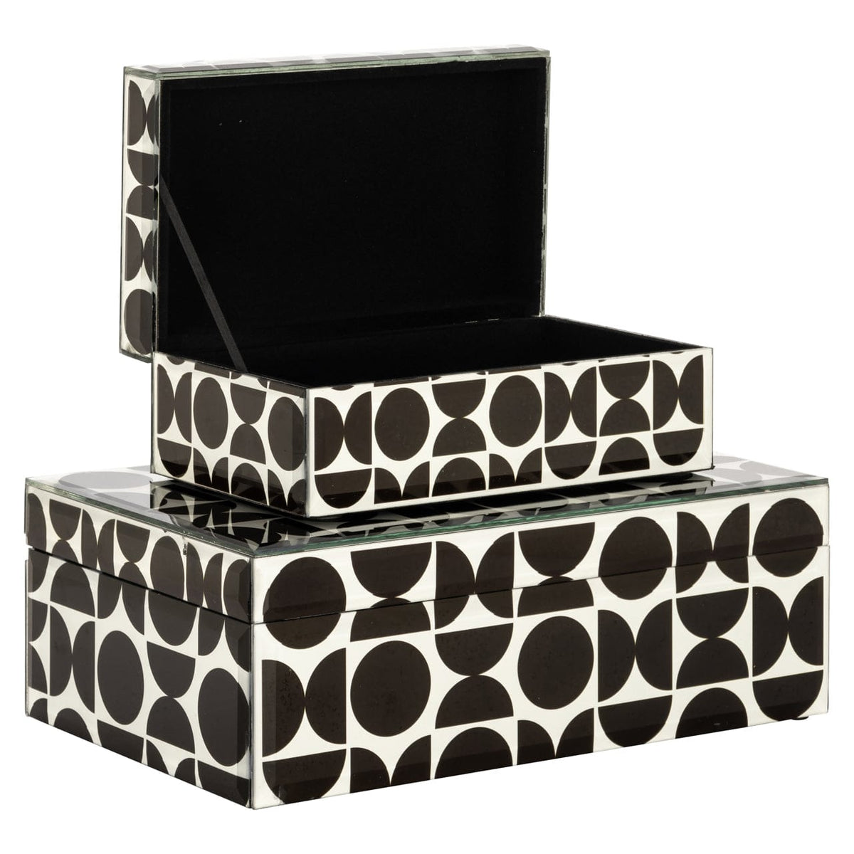 Richmond Interiors Accessories Storage box Vivian black large House of Isabella UK