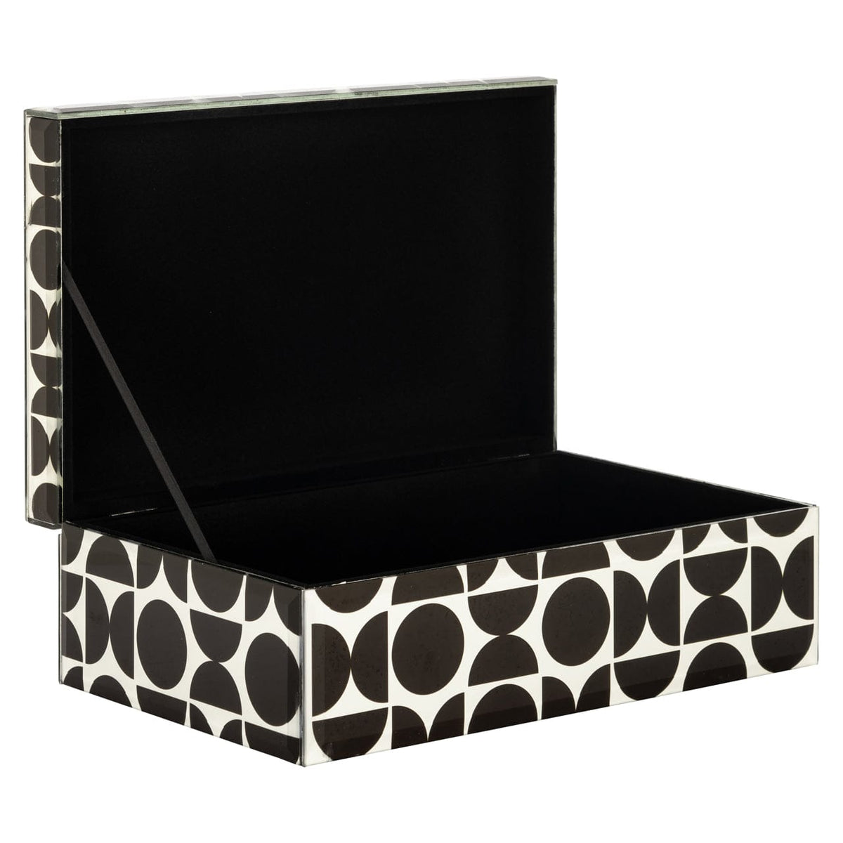 Richmond Interiors Accessories Storage box Vivian black large House of Isabella UK