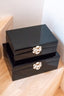 Richmond Interiors Accessories Storage box Vivy black large House of Isabella UK